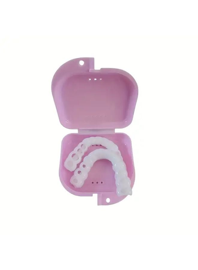 Upper And Lower Dentures Set With Storage Box 3pcs Elegant Smile For Men And Women - Image 3